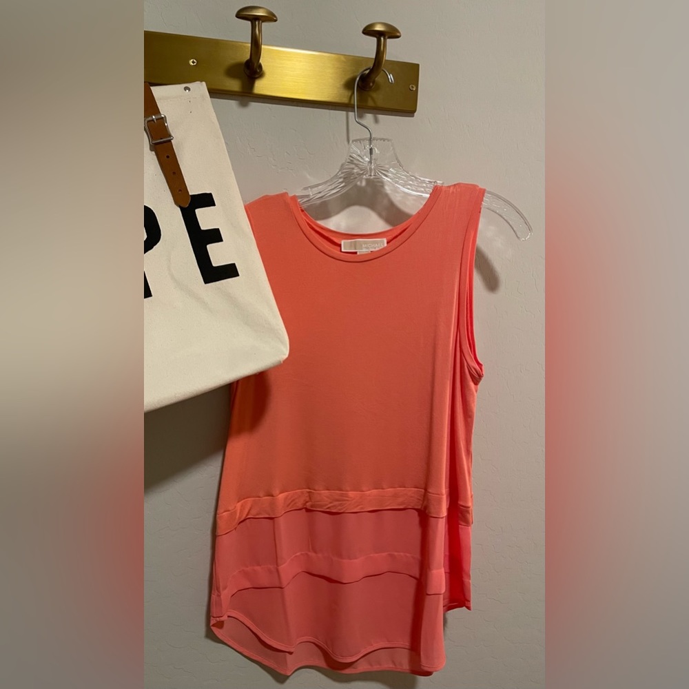 Tank Top/Tunic Michael Kors Coral Grapefruit Mixed Media
Sleeveless Tunic/Tank